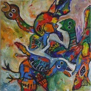 "Three Birds Dancing"