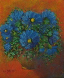 "Blue Daisies 2"