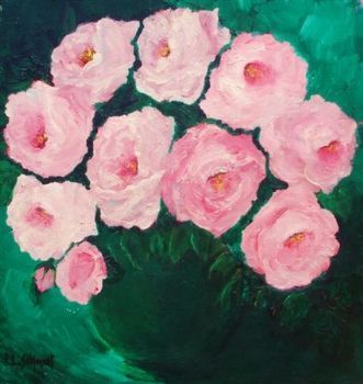 "Full Pink Roses"