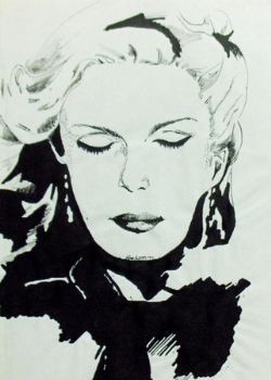 "Deep in thought"