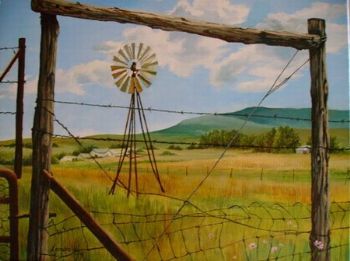 "Windmill in Wakkerstroom"