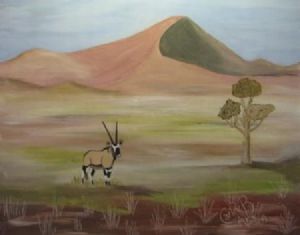 "Solitary Oryx"