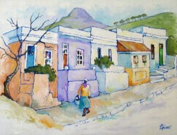 "Bo-Kaap Street Scene"