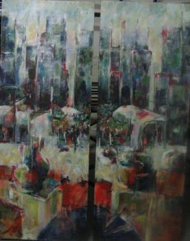 "City Life Diptych"