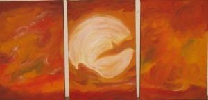 "Winter Sunset #2 (3 Panels)"