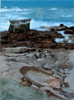 "on the rocks"