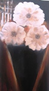 "Three White Flowers"