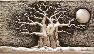 "Baobab in Moonlight 2 in Metal 1/1"