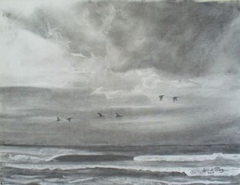 "Birds in Flight"