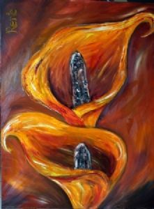"Flaming Lilies 1"