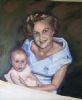 "Portrait lady with baby"