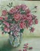 "Roses in Glass Vase"