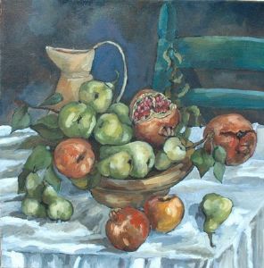 "Jug With Fruits"