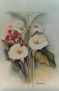 "Arum Lilies III"