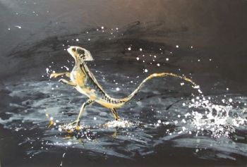 "Walked on water"