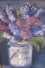 "Blue Flowers in Vase"