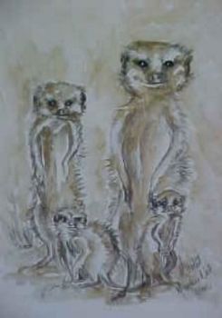 "African Desert Family"