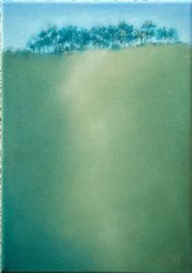 "Trees on Cliff"