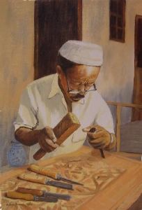 "Malay Wood Carver"
