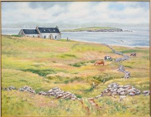 "The Lonely Crofter's Cottage"