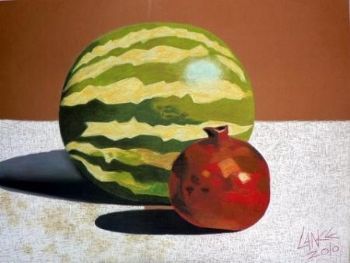 "Watermelon and Pomegranate"
