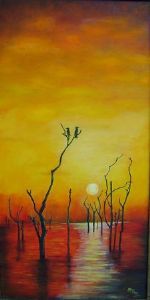 "Lake Kariba at Sunset"