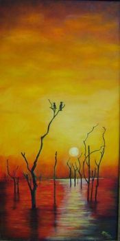 "Lake Kariba at Sunset"