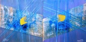 "Thoughtful Flight Diptych"