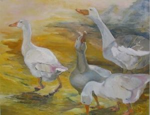 "Wild Coast Geese II"