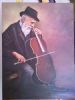 "Man Playing Cello"