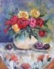 "Roses and Figs Still Life"