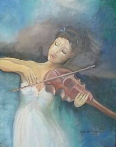 "Playing the Violin"