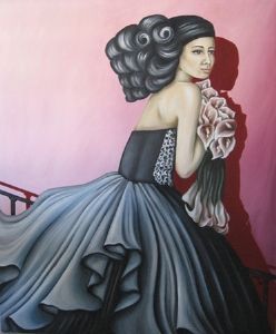 "Woman on Stairs"