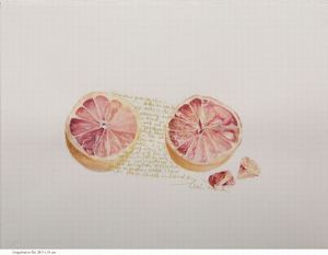 "Grapefruit in flat"