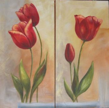 "Tulips Diptych"