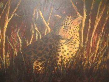 "Moonlit Leopard"
