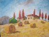"Tuscan Field With Palette"