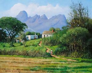 "Raithby Cottages and Helderberg"