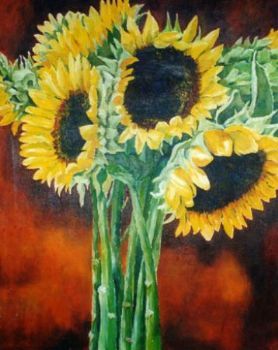 "Yellow Sunflowers"