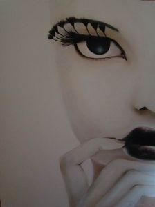 "Half a face"