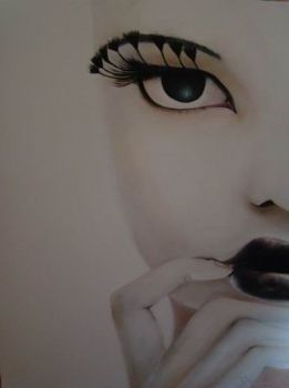 "Half a face"