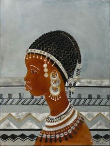 "Fulani Woman with Triple Earrings"