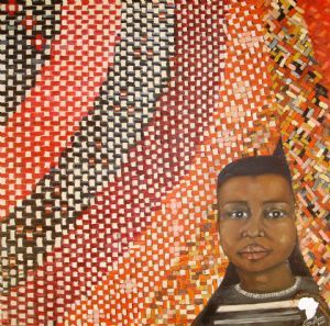 "Boy Among African Matts"