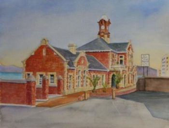 "Muizenberg, Railway Station"
