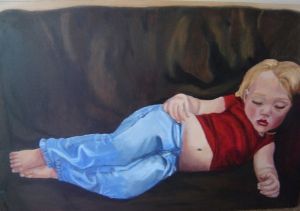 "Mini Dictator Sleeping"