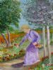 "Picking flowers in the field"