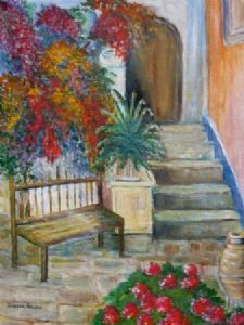 "Bench in the Courtyard"