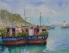 "Crayfish boats in Kalk Bay Harbour"