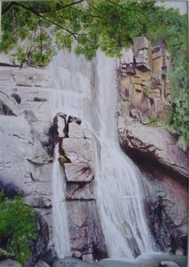 "Madonna and Child Waterfall"