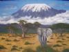 "Lonely old Tusker of Kilimanjaro"